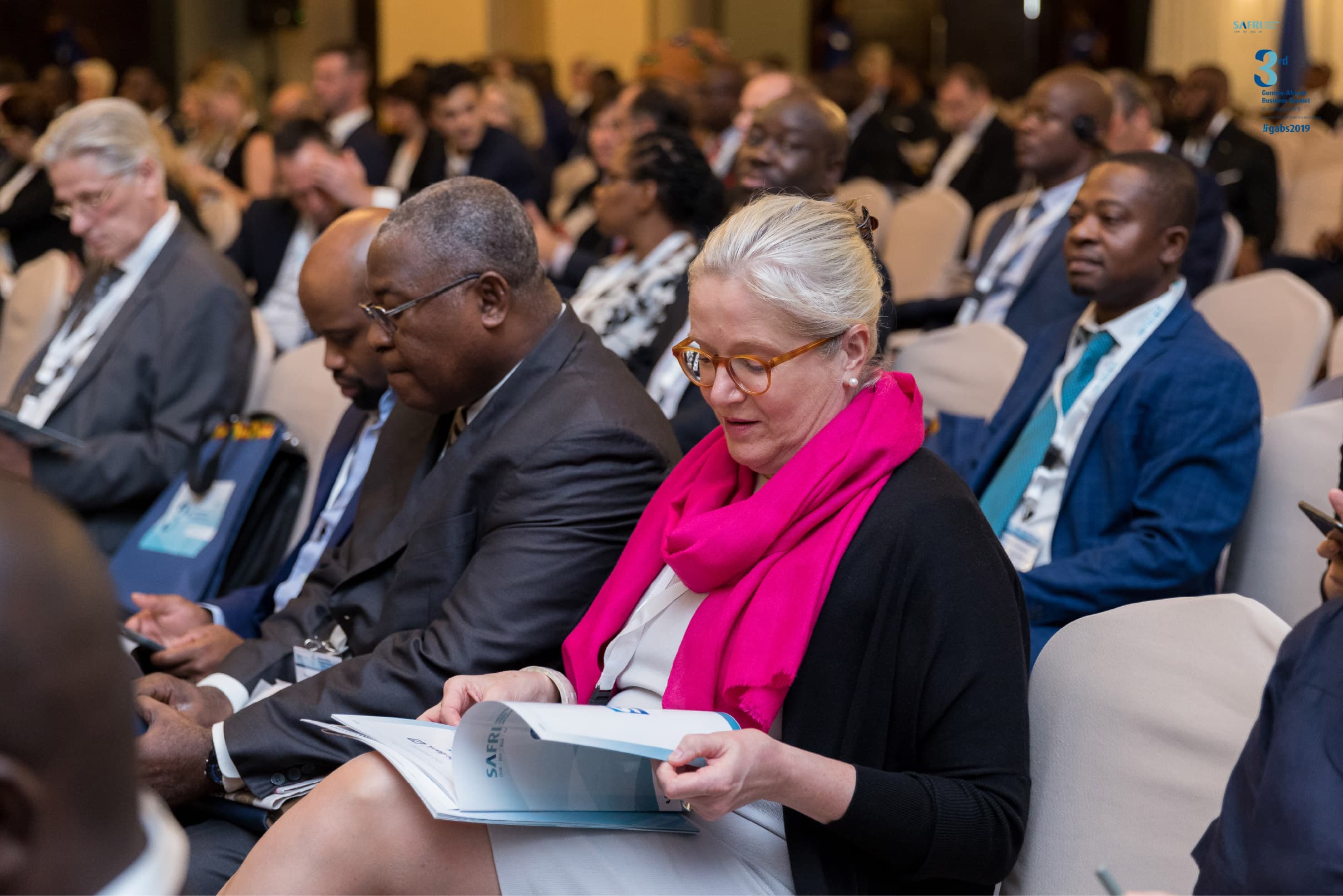 German-African Business Summit — delegates in session